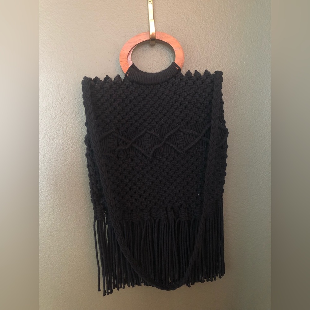 Danielle Nicole Macrame Handbag - image 3